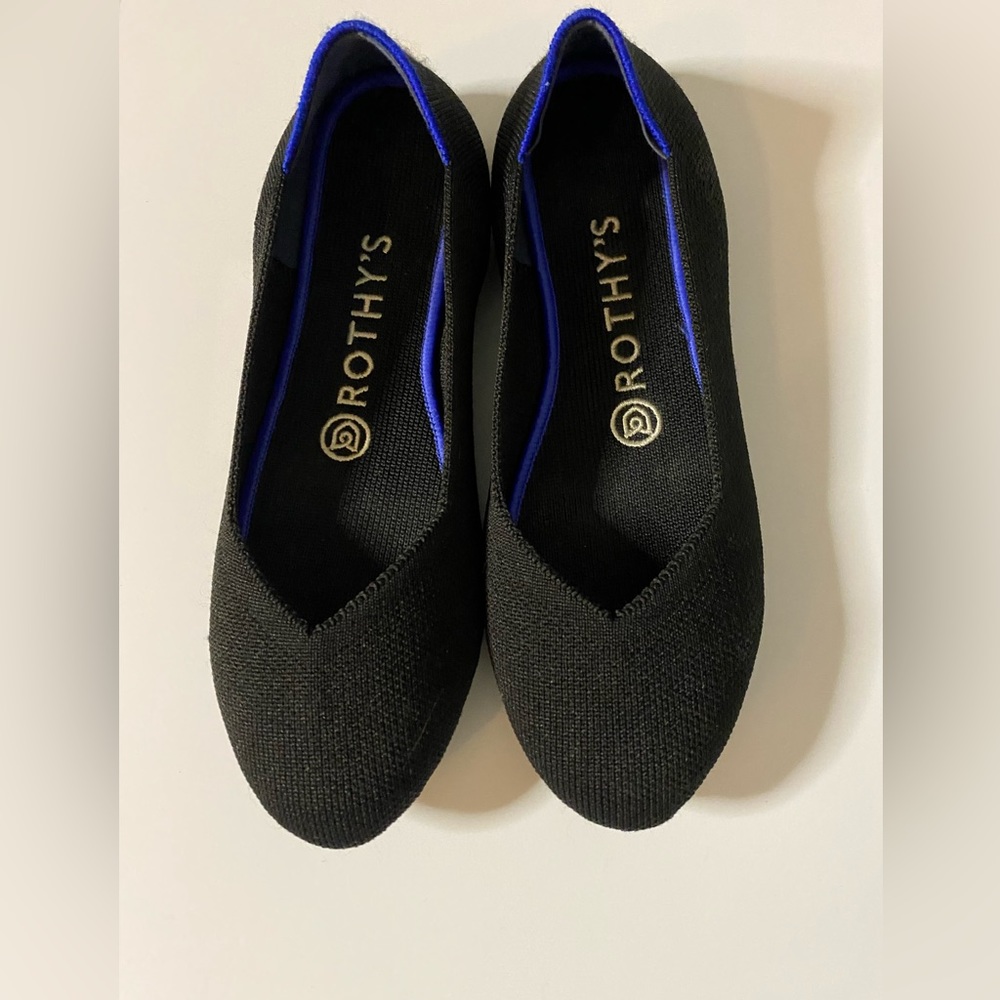 Rothy’s Solid The Point Black Solid Knit